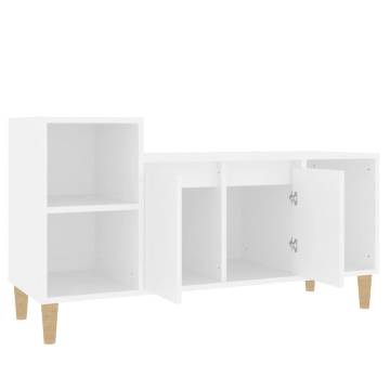 TV Cabinet White 100x35x55 cm Engineered Wood