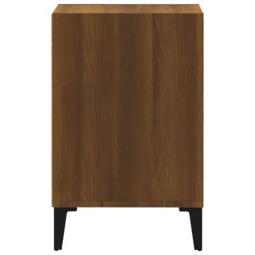 TV Cabinet Brown Oak 100x35x55 cm Engineered Wood