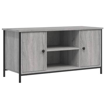 TV Cabinet Grey Sonoma 100x40x50 cm Engineered Wood