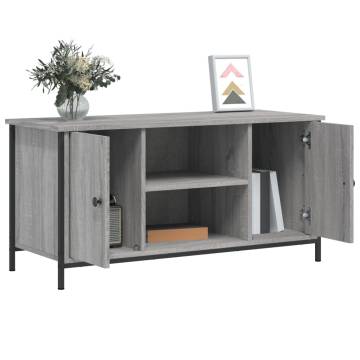 TV Cabinet Grey Sonoma 100x40x50 cm Engineered Wood