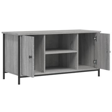 TV Cabinet Grey Sonoma 100x40x50 cm Engineered Wood