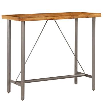 Bar Table Solid Reclaimed Teak 120x58x106 cm