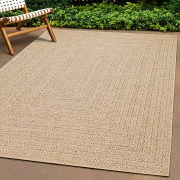 Rug 120x170 cm Jute Look Indoor and Outdoor