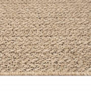 Rug 120x170 cm Jute Look Indoor and Outdoor