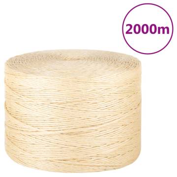 Rope 100% Sisal 3 mm 2000 m