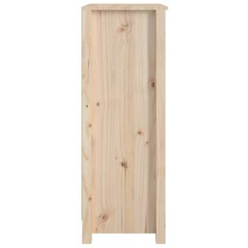 Book Cabinet 50x35x97 cm Solid Wood Pine