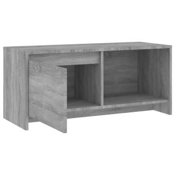 TV Cabinet Grey Sonoma 90x35x40 cm Engineered Wood