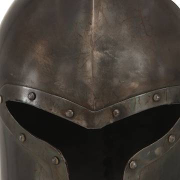 Medieval Knight Helmet Antique Replica LARP Silver Steel