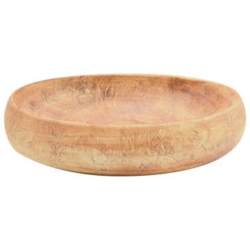 Countertop Basin Brown Oval 59x40x15 cm Ceramic