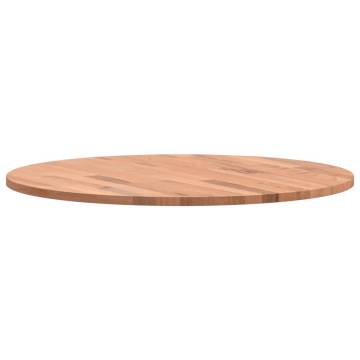 Table Top Ø60x1.5 cm Round Solid Wood Beech