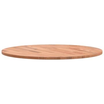 Table Top Ø60x1.5 cm Round Solid Wood Beech