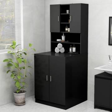 Washing Machine Cabinet Black