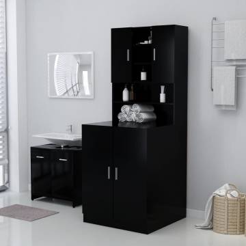 Washing Machine Cabinet Black