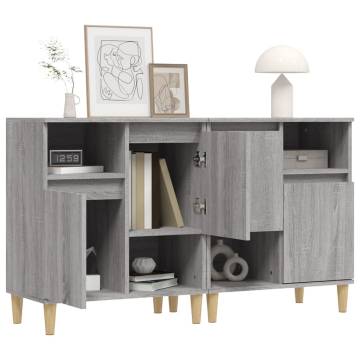 Sideboards 2 pcs Grey Sonoma 60x35x70 cm Engineered Wood