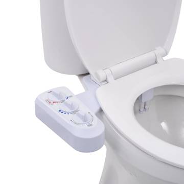 Bidet Toilet Seat Attachment Hot Cold Water Dual Nozzles