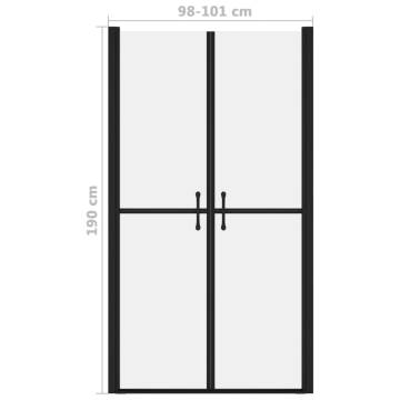 Shower Door Frosted ESG (98-101)x190 cm