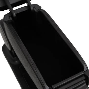 Car Armrest Black 14x33x(30-45.5) cm ABS