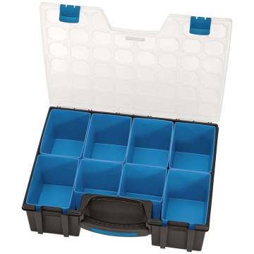 Draper Tools Compartment Organiser 8 Piece 41.5x33x11 cm Black