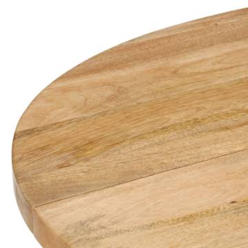 Dining Table Round 110x76 cm Solid Mango Wood