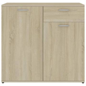 Sideboard Sonoma Oak 80x36x75 cm Engineered Wood