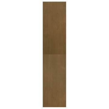 Book Cabinet Room Divider Honey Brown 40x30x135.5 cm Pinewood