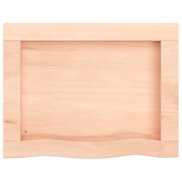 Bathroom Countertop 40x30x(2-6) cm Untreated Solid Wood