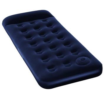 Bestway Inflatable Flocked Airbed with Built-in Foot Pump 185x76x28 cm