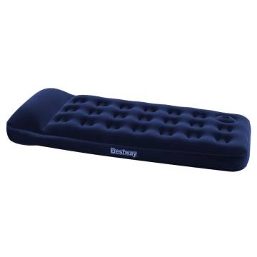 Bestway Inflatable Flocked Airbed with Built-in Foot Pump 185x76x28 cm