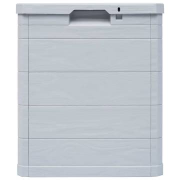 Garden Storage Box 90 L Light Grey