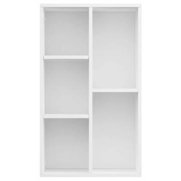 Book Cabinet/Sideboard White 50x25x80 cm Engineered Wood