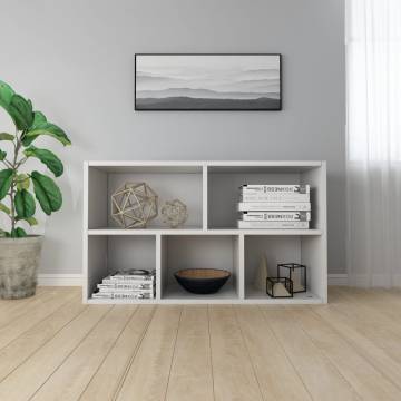 Book Cabinet/Sideboard White 50x25x80 cm Engineered Wood