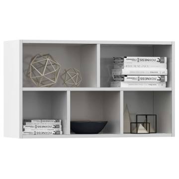 Book Cabinet/Sideboard White 50x25x80 cm Engineered Wood