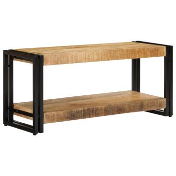 TV Cabinet 90x30x40 cm Solid Mango Wood