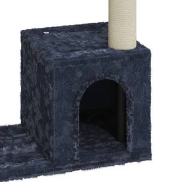 Cat Tree with Sisal Scratching Posts Dark Grey 70 cm