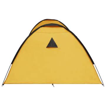 Camping Igloo Tent 650x240x190 cm 8 Person Yellow