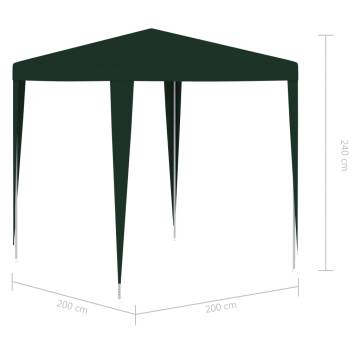 Professional Party Tent 2x2 m Green