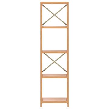 5-Tier Shelf 40x30x146 cm Solid Wood Oak