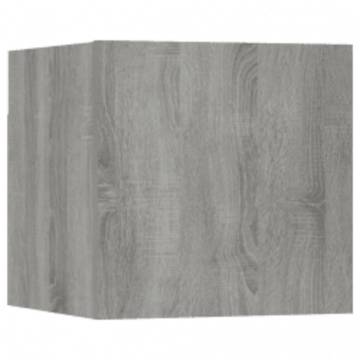 3 Piece TV Cabinet Set Grey Sonoma Engineered Wood