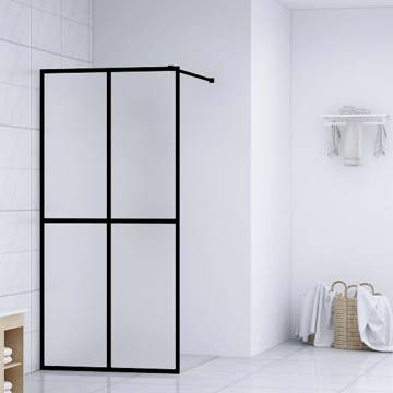 Walk-in Shower Screen Frosted Tempered Glass 118x190 cm