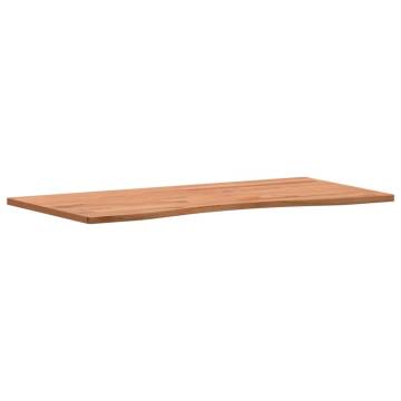 Desk Top 80x(36-40)x1.5 cm Solid Wood Beech