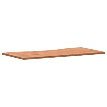 Desk Top 80x(36-40)x1.5 cm Solid Wood Beech