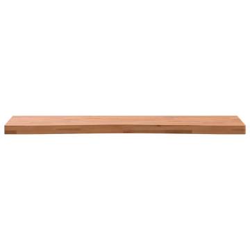 Desk Top 110x(55-60)x4 cm Solid Wood Beech