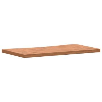 Desk Top 110x(55-60)x4 cm Solid Wood Beech