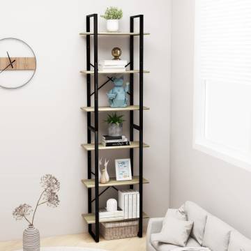 Storage Shelf Sonoma Oak 60x30x210 cm Engineered Wood