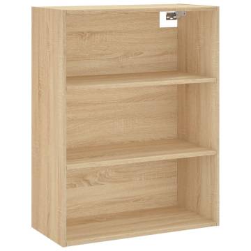 Highboard Sonoma Oak 69.5x34x180 cm Engineered Wood