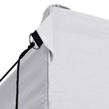 Foldable Patry Tent with 3 Sidewalls 3x4.5 m White