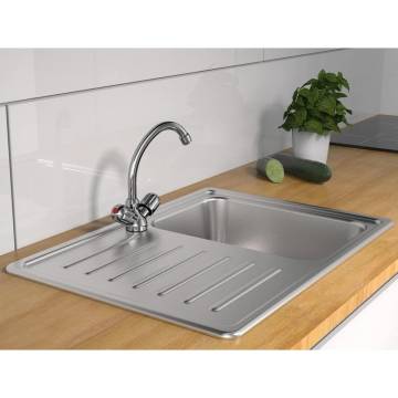 SCHÜTTE 2-Handle Sink Mixer PERUZZI Low Pressure Chrome