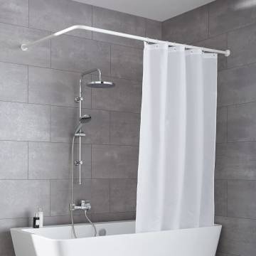 Kleine Wolke Universal Shower Curtain Rod 3 Sizes White