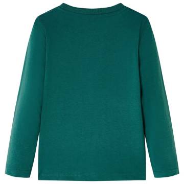 Kids' T-shirt with Long Sleeves Green 104