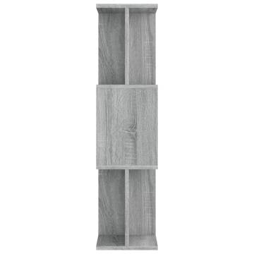 Book Cabinet/Room Divider Grey Sonoma 80x24x96cm Engineered Wood